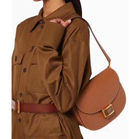 Kate Spade Katy Convertible Saddle Bag Crossbody Brown All Spice Shoulder Straps - Picture 6 of 12